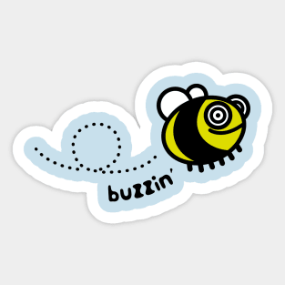 Buzzin' Bee Sticker